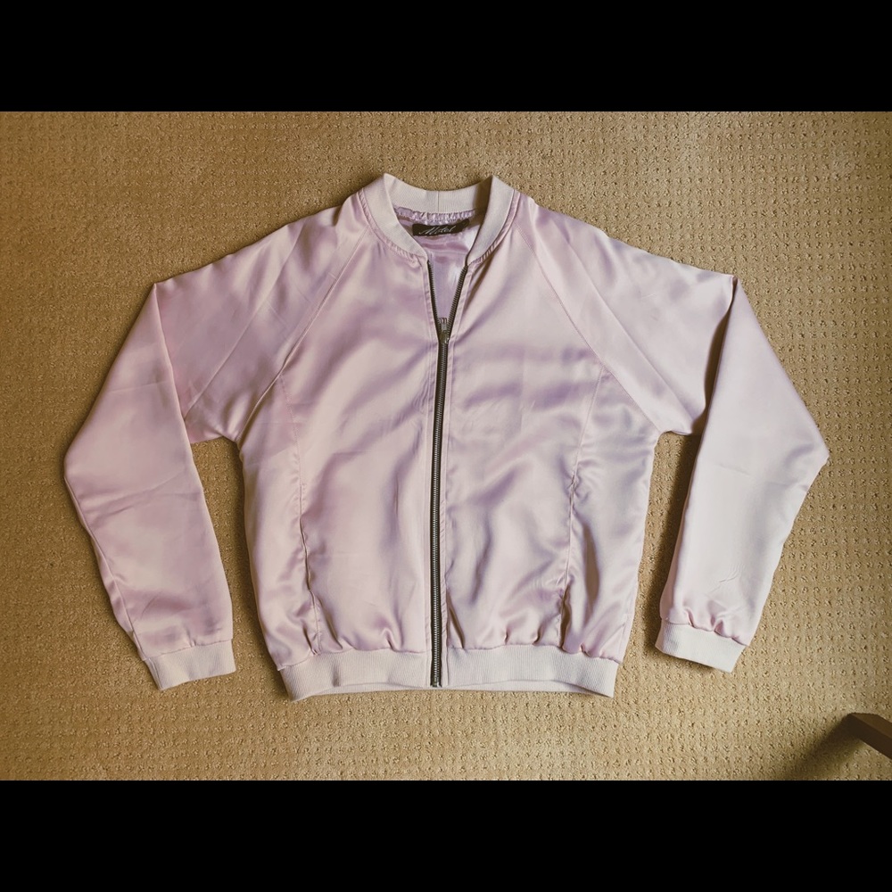 Satin Bomber Jacket - Motel